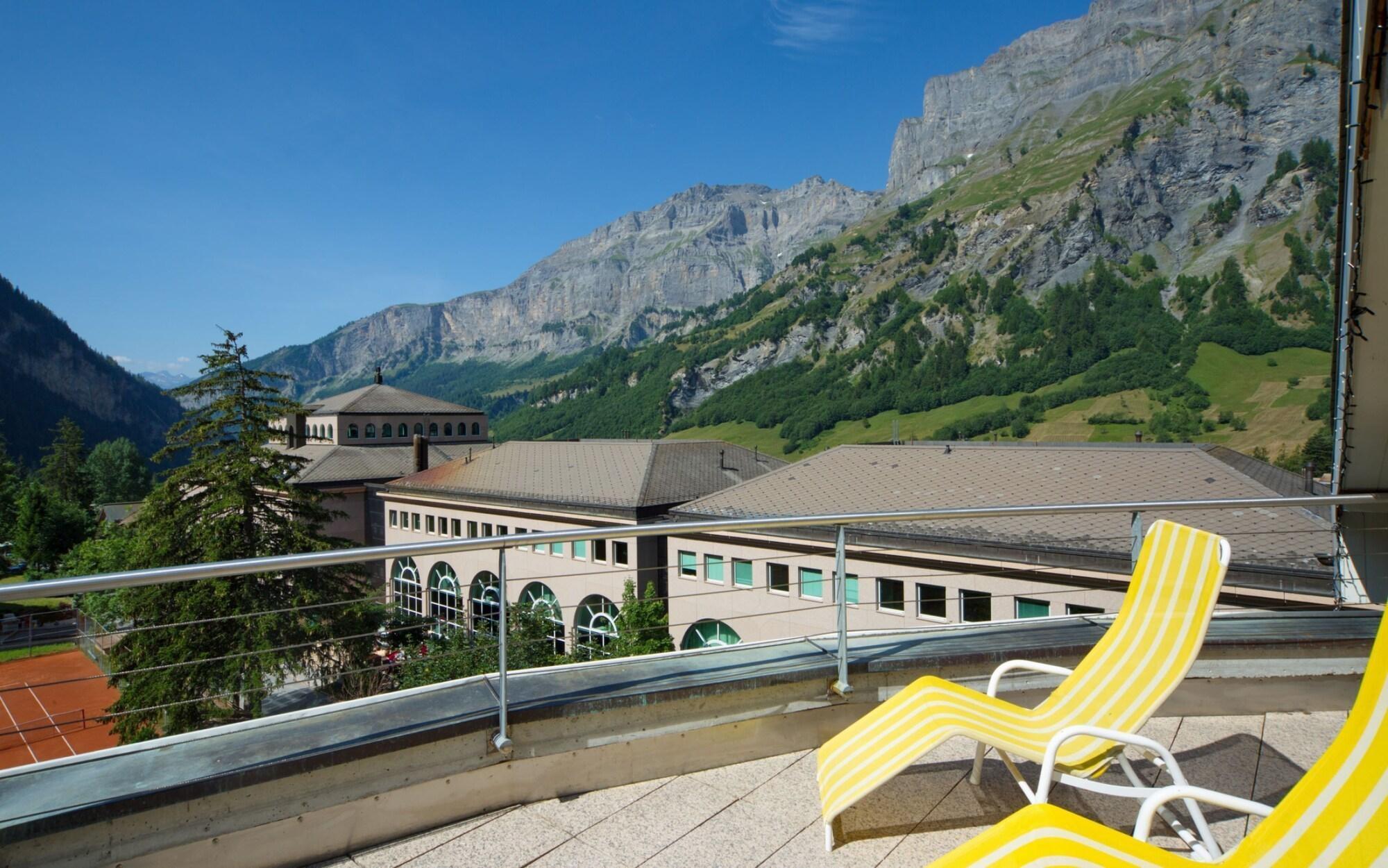 Thermal Hotels & Walliser Alpentherme Leukerbad Exterior foto