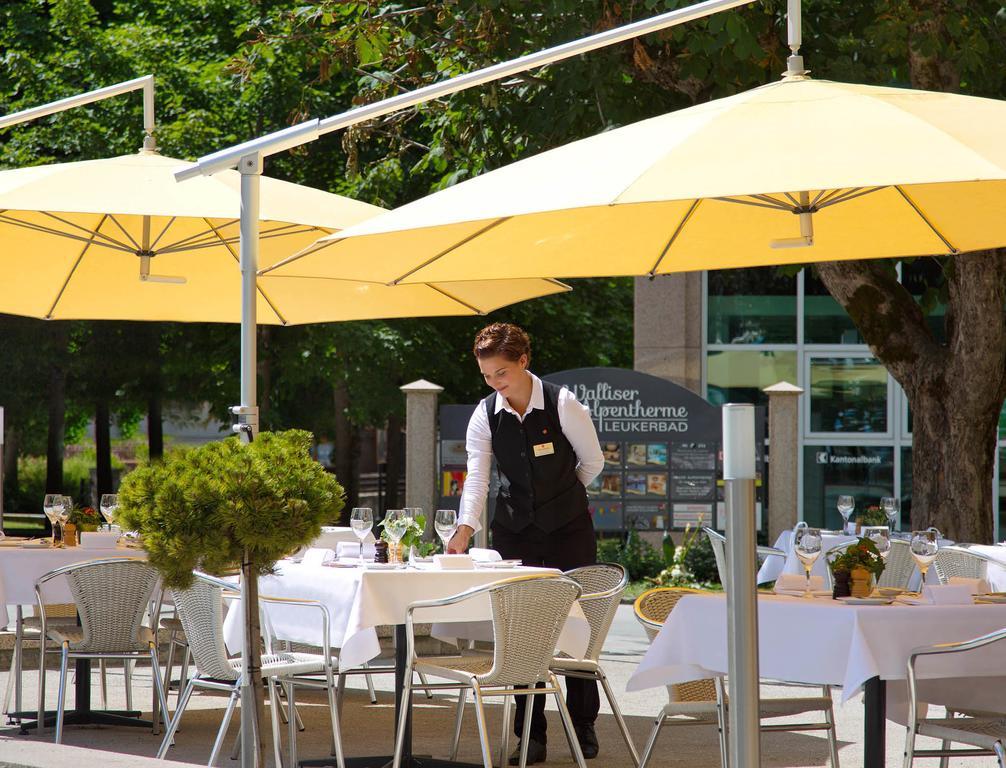 Thermal Hotels & Walliser Alpentherme Leukerbad Exterior foto